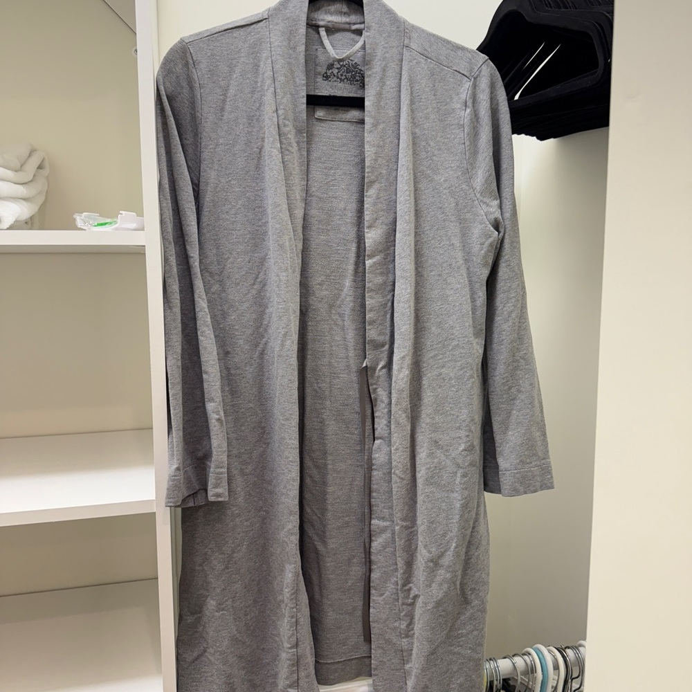 Gray women’s robe